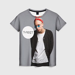 Футболка женская T-Fest: Grey Style, цвет: 3D-принт