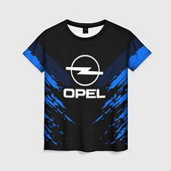 Женская футболка Opel: Blue Anger