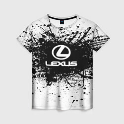 Футболка женская Lexus: Black Spray, цвет: 3D-принт