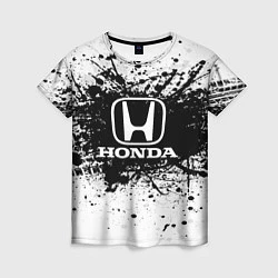 Женская футболка Honda: Black Spray