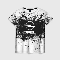 Женская футболка Opel: Black Spray