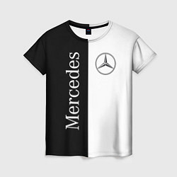 Женская футболка Mercedes B&W