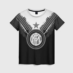 Футболка женская FC Inter: Black Style, цвет: 3D-принт