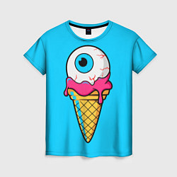 Женская футболка Мороженое с глазом