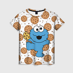 Женская футболка Cookie Monster
