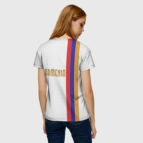 Женская футболка Armenia Line / 3D-принт – фото 4
