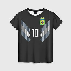 Женская футболка Аргентина: Месси гостевая ЧМ-2018