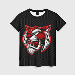 Женская футболка Red Tiger