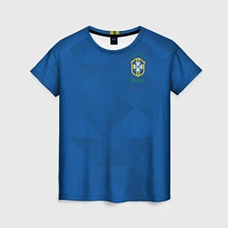 Женская футболка Бразилия: Гостевая ЧМ-2018