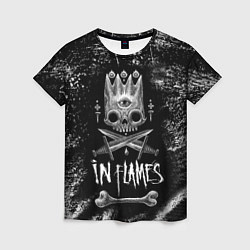 Женская футболка In Flames: Skeleton King