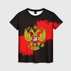 Женская футболка Russia: Red Collection
