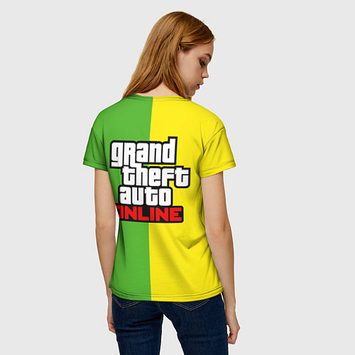 Женская футболка GTA V: Online Racer / 3D-принт – фото 4