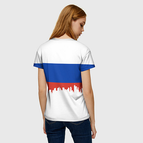 Женская футболка Murmansk: Russia / 3D-принт – фото 4