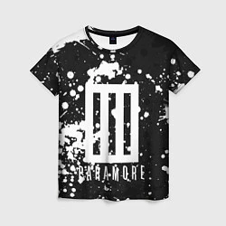 Женская футболка Paramore: Black & White