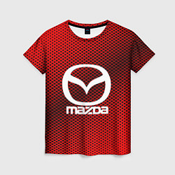 Футболка женская Mazda: Red Carbon, цвет: 3D-принт