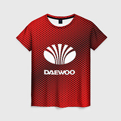 Женская футболка Daewoo: Red Carbon
