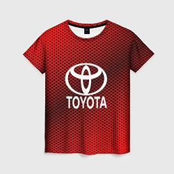 Женская футболка Toyota: Red Carbon