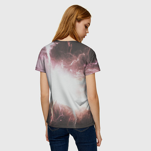 Женская футболка Пожарный ангел / 3D-принт – фото 4