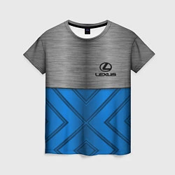Женская футболка Lexus: Blue Metallic