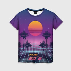 Женская футболка The 80s Beach