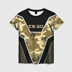 Женская футболка CS:GO Khaki Camo