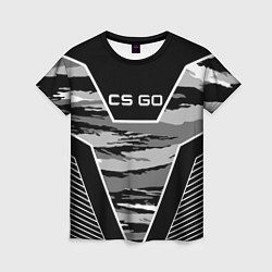 Женская футболка CS:GO Grey Camo