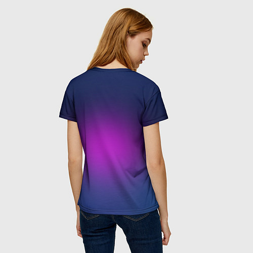 Женская футболка Digital Sunrise / 3D-принт – фото 4