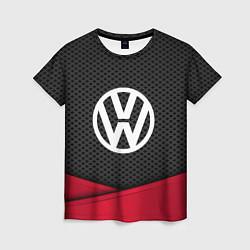 Женская футболка Volkswagen: Grey Carbon