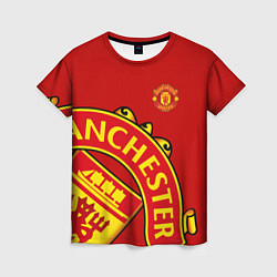 Футболка женская FC Man United: Red Exclusive, цвет: 3D-принт