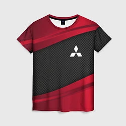 Женская футболка Mitsubishi: Red Sport