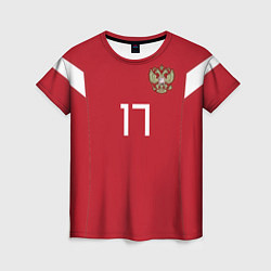 Женская футболка Сборная России: Головин ЧМ-2018