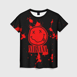 Женская футболка Nirvana: Blooded Smile