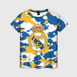 Футболка женская Real Madrid: Camo, цвет: 3D-принт