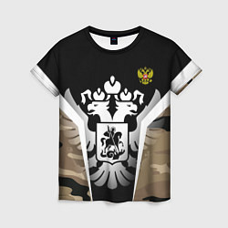 Футболка женская Russia: Empire Camo, цвет: 3D-принт