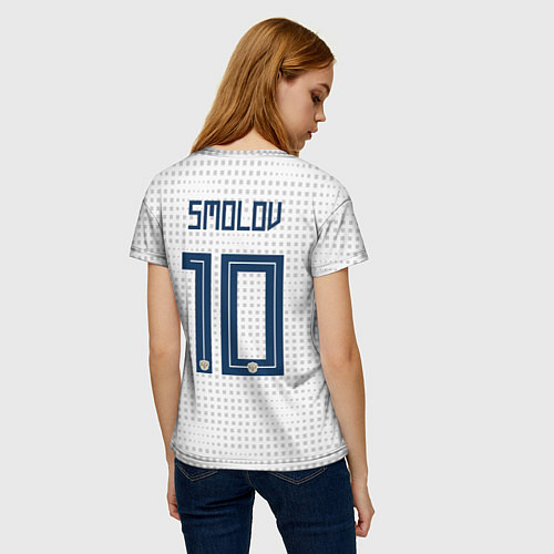 Женская футболка Smolov Away WC 2018 / 3D-принт – фото 4
