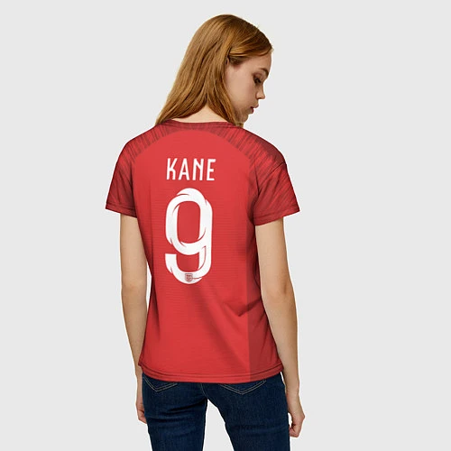 Женская футболка Kane Away WC 2018 / 3D-принт – фото 4