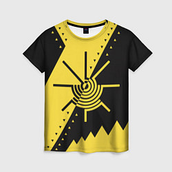 Женская футболка Солнечная геометрия