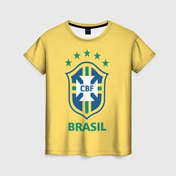Женская футболка Brazil Team