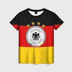 Женская футболка Немецкий футбол