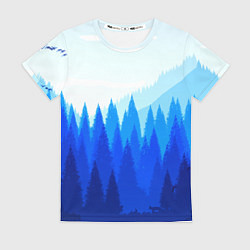 Футболка женская Firewatch: Cold Wood, цвет: 3D-принт