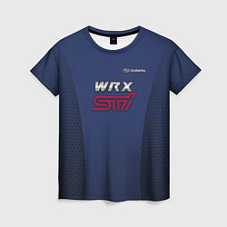 Женская футболка Subaru wrx sti