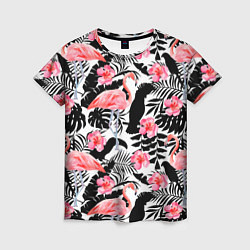 Женская футболка Black Flamingo