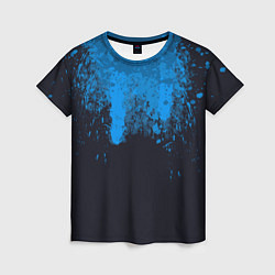 Женская футболка Android Blood: Blue