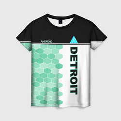 Женская футболка Detroit: Android