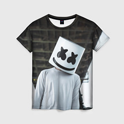 Женская футболка Marshmallow DJ