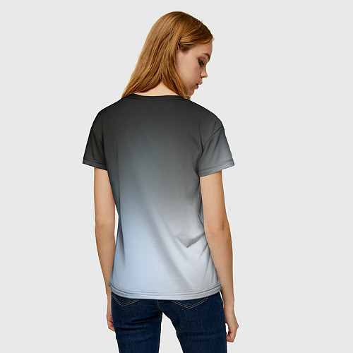 Женская футболка Marshmallow Electronic / 3D-принт – фото 4