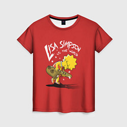 Женская футболка Lisa Simpson