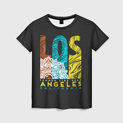 Женская футболка LA: California Surfing