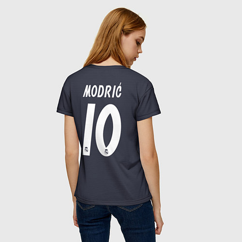 Женская футболка Modric away 18-19 / 3D-принт – фото 4