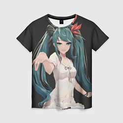 Женская футболка Hatsune Miku